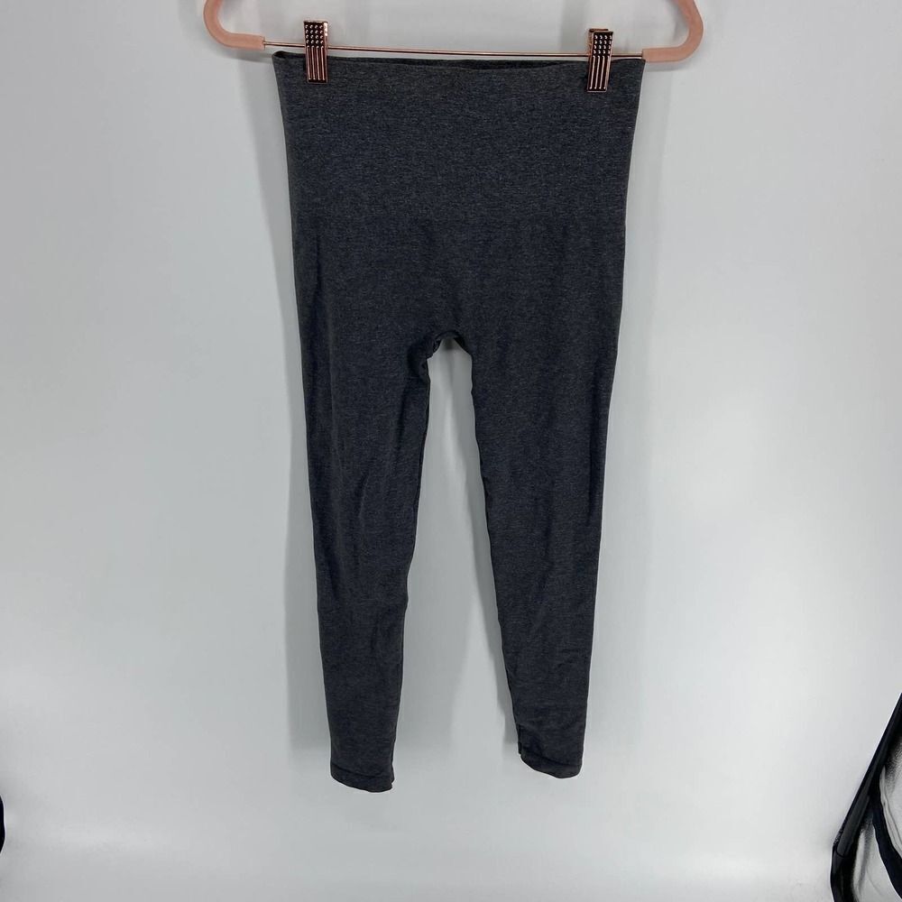 soma gray space dye loungewear midrise 7/8 length legging womens medium